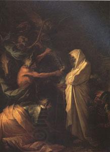 Salvator Rosa The Spirit of Samuel Called up before Saul by the Witch of Endor (mk05) oil painting picture